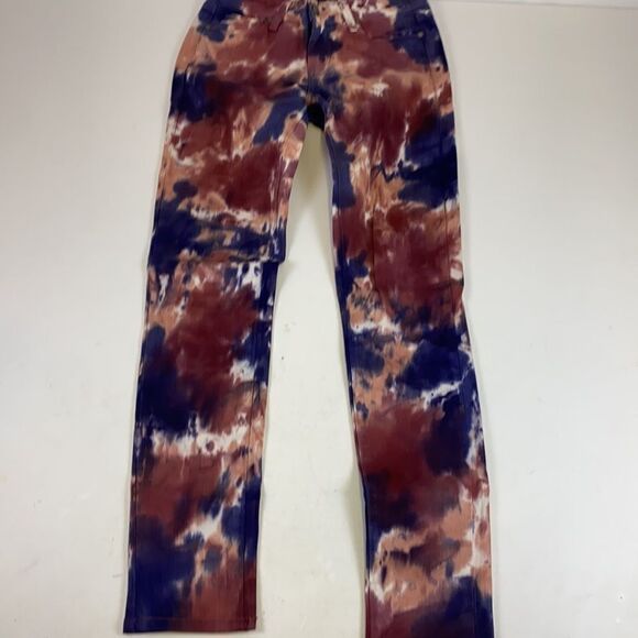 Paige Tie Dye Skinny Jeans D30 - Picture 3 of 7